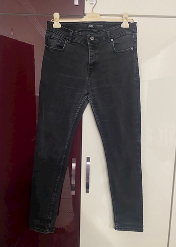 Siyah Midi Denim erkek  Jean - Görsel 2