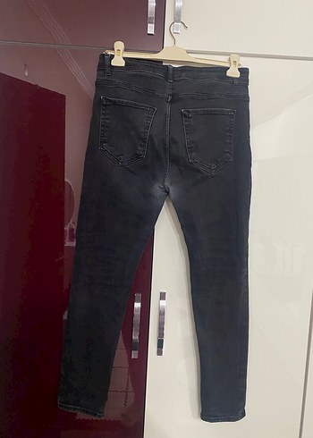 Siyah Midi Denim erkek  Jean - Görsel 3