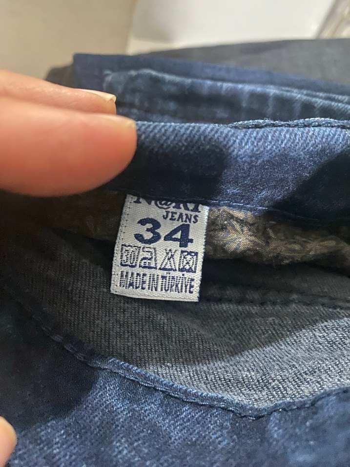 Erkek Lacivert Regular Fit Denim Pantolon - Görsel 5