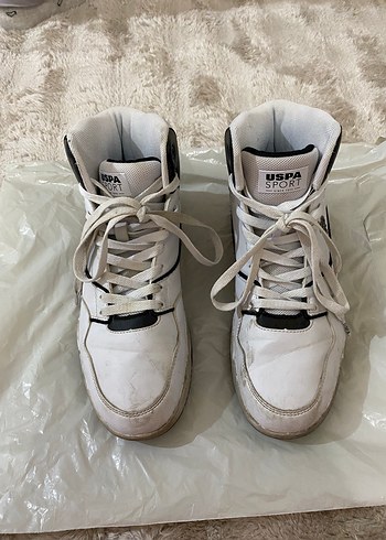 U.S Polo Assn. Uspa Sport Beyaz Beyaz Bagcikli Sneaker