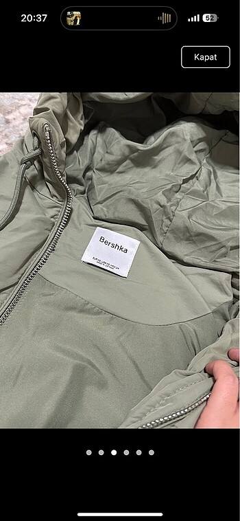 xs Beden Bershka mont