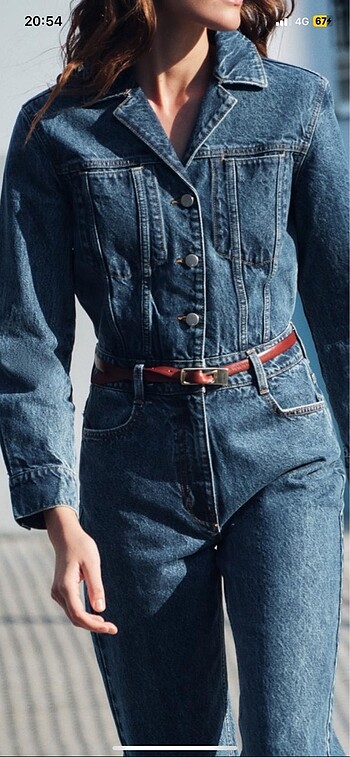 Zara denim tulum,jean