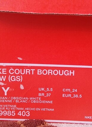 36 Beden lacivert Renk Nike Court Borough Low