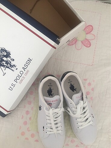 U.S. POLO ASSN. kadın beyaz ayakkabı