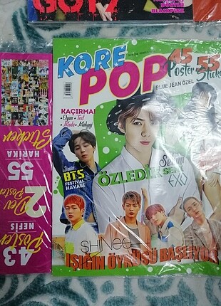 universal Beden çeşitli Renk Kpop dergileri (bts) 7 tane (tane 40 TL)