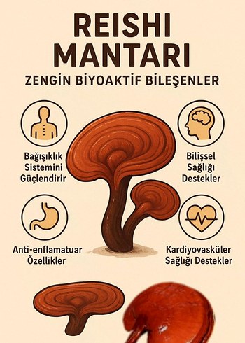 Reishi Mantarı Sağlık Kitabı
