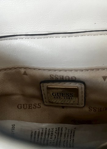  Beden beyaz Renk Orjinal Guess çanta