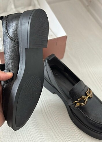 39 Beden siyah Renk Marjin loafer