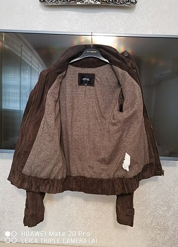 Bershka Süet ceket mont