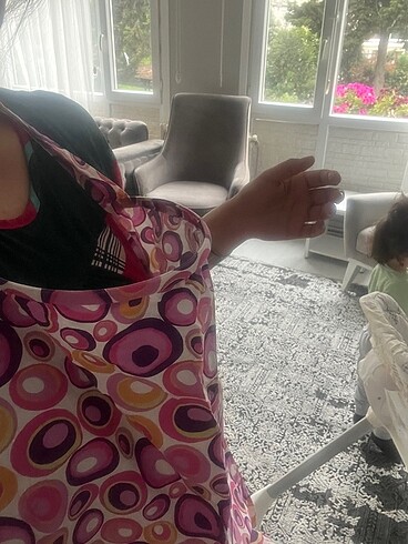 Beden pembe Renk Emzirme önlüğü