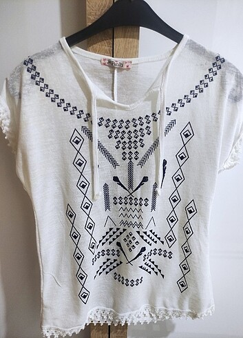 s Beden beyaz Renk Tshirt 