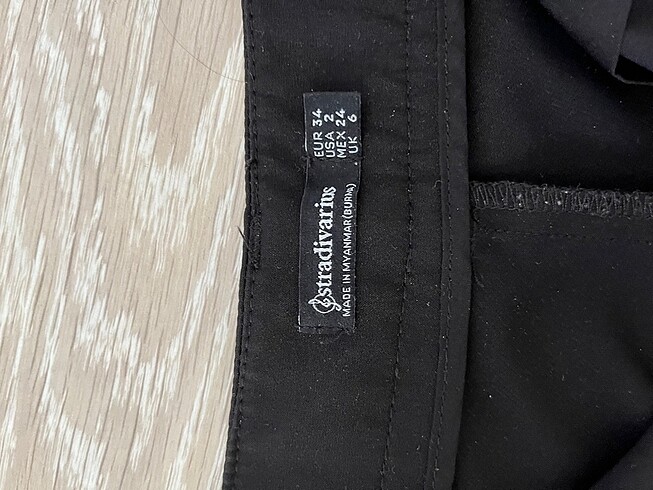 s Beden stradivarius kumas kargo seklinde pantolon