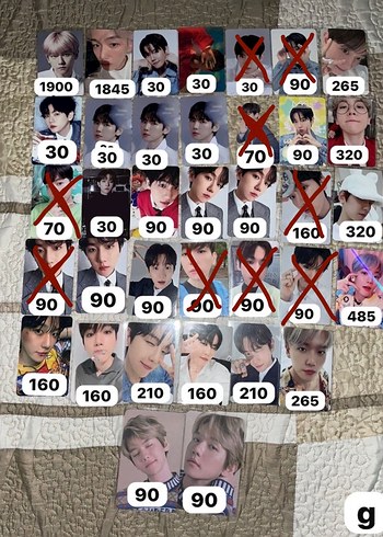 exo baekhyun photocard pc