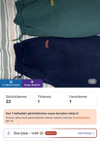 2 adet Polo eşofman erkek - Görsel 3