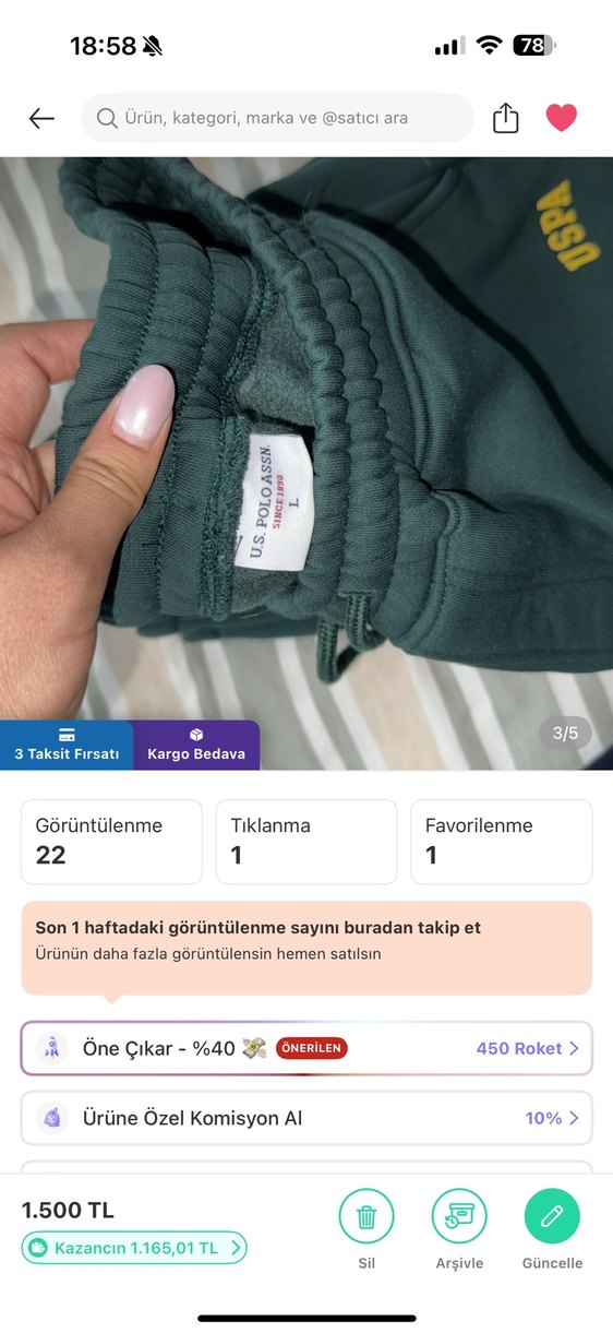 2 adet Polo eşofman erkek - Görsel 2