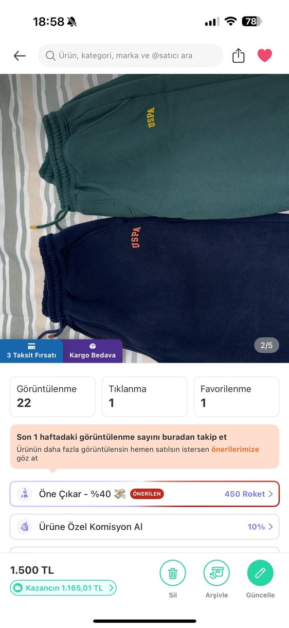 2 adet Polo eşofman erkek - Görsel 3