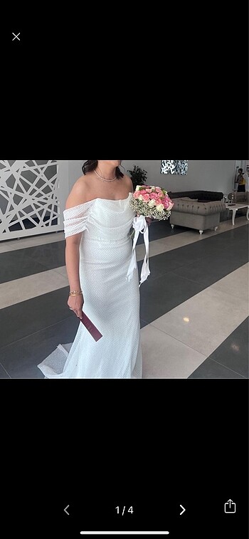 Balık model nikah elbisesi