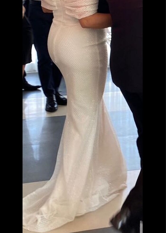 Balık model nikah elbisesi - Görsel 4