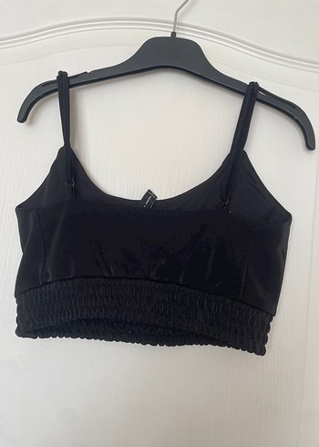 Siyah Mini Goth Atlet Bralet - Görsel 4