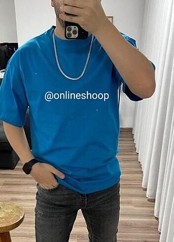 Unisex Kadın Erkek Oversize T-shirt 