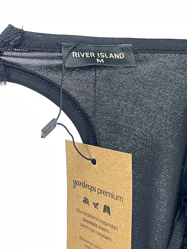 m Beden siyah Renk River Island Bluz %70 İndirimli.