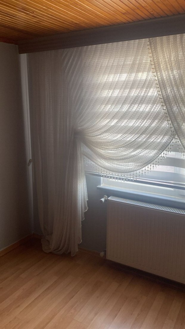 Beyaz Düz Desen Tül Perde - Görsel 2