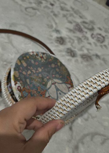 EL YAPIMI HASIR ÇANTA - Görsel 5