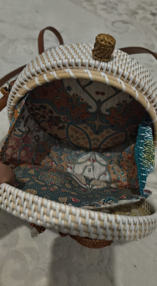 EL YAPIMI HASIR ÇANTA - Görsel 4