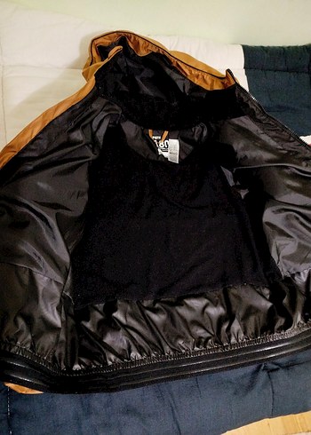 Kahverengi Kayak Mont Rüzgar ve Su Geçirmez - Görsel 2