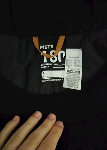 Kahverengi Kayak Mont Rüzgar ve Su Geçirmez - Görsel 3