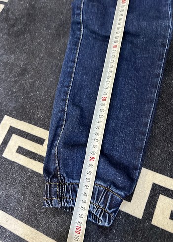 38 Beden lacivert Renk Kadın Lacivert Rahat Kesim Elastik Bel Denim Pantolon
