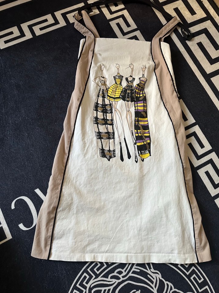 Özel el boyama baskılı elbise - Görsel 2