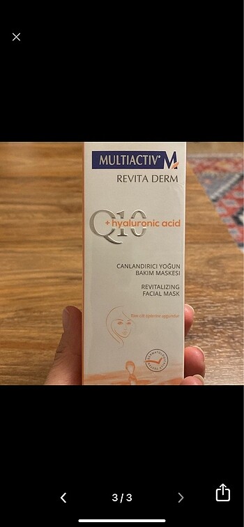 Diğer Multiactiv Revita Derm Bakım Maskesi