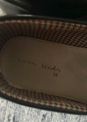 Koyu Siyah Yılan Desenli Topuklu Loafer - Görsel 2