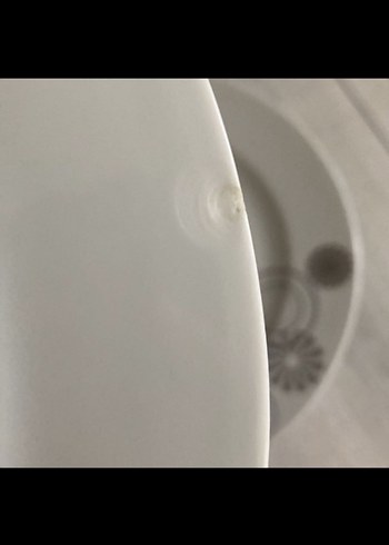 Gri Desenli Beyaz servis Tabağı - Görsel 4