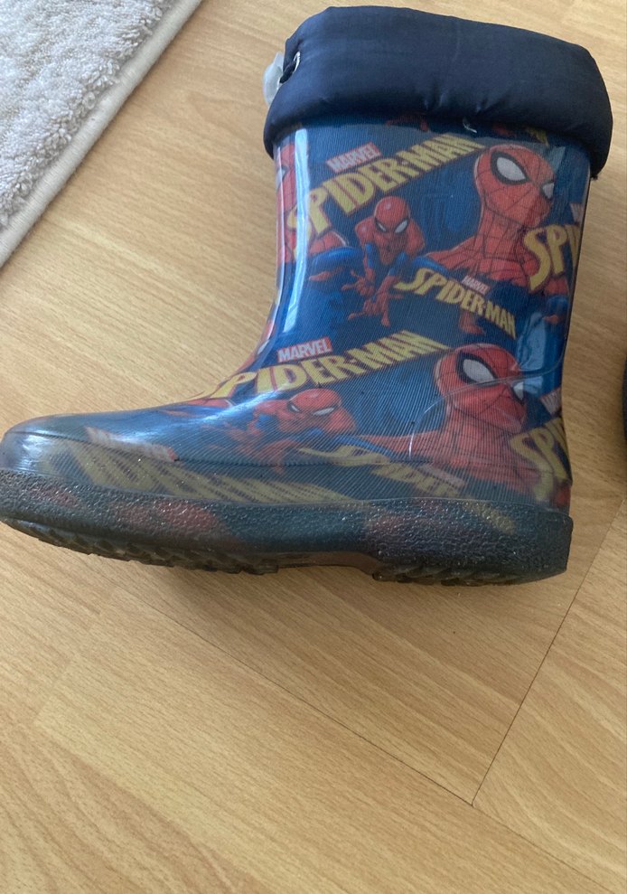 Çocuk Lacivert Spider-Man Lastikli Bot - Görsel 2