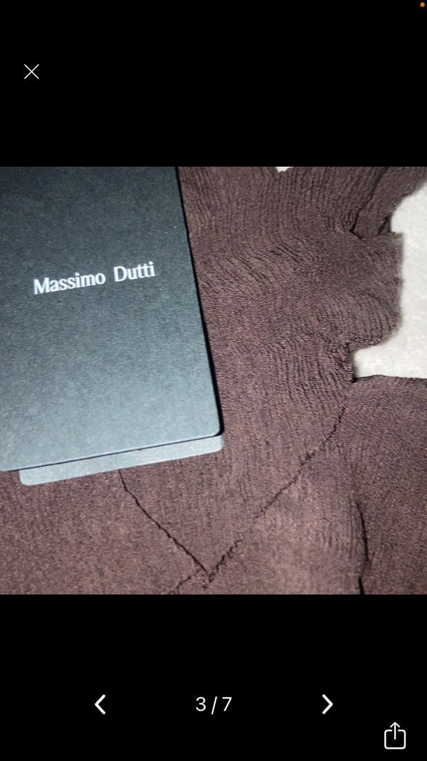 Kahverengi Uzun Kadın Etek Fırfırlı - Görsel 3