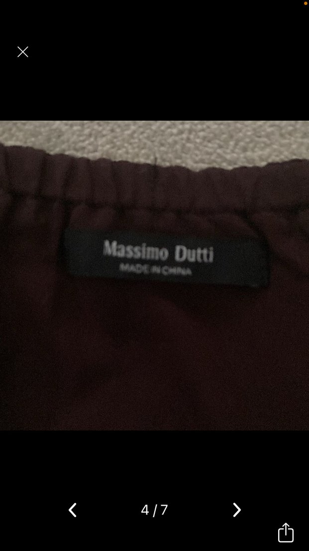 Kahverengi Uzun Kadın Etek Fırfırlı - Görsel 4