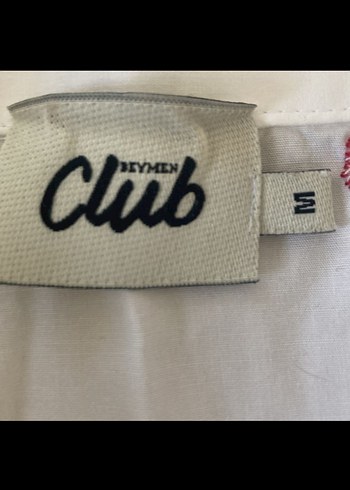 Nakışlı Beyaz Kısa Kollu Gömlek - Görsel 2