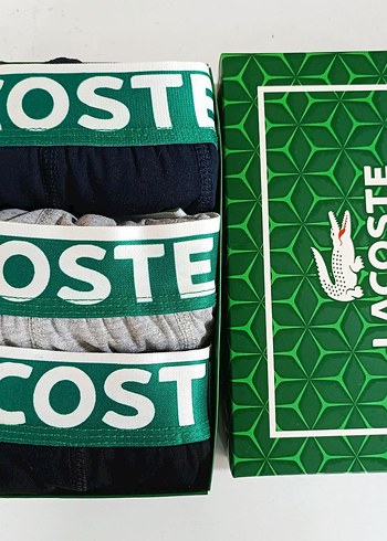 Lacoste Erkek Mini Kesim Baskılı Boxer