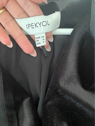 34 Beden İpekyol 34 beden kadife kimono