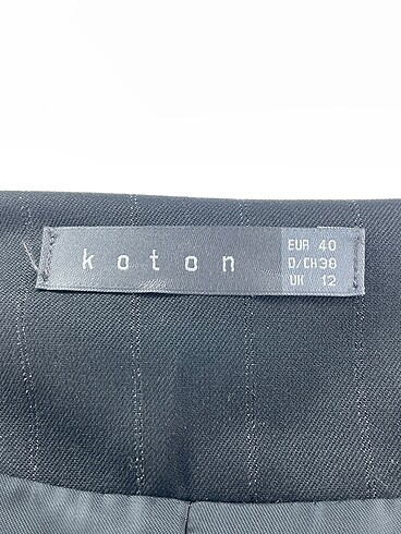 40 Beden siyah Renk Koton Blazer %70 İndirimli.