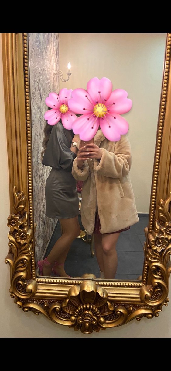 Gri V Yakalı Drapeli Kadın Mini Elbise - Görsel 3