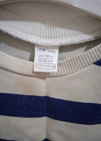 Çizgili Erkek Çocuk Uzun Kollu Sweatshirt - Görsel 4