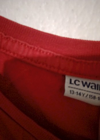 Kırmızı Baskılı Pamuklu erkek Tişört - Görsel 4