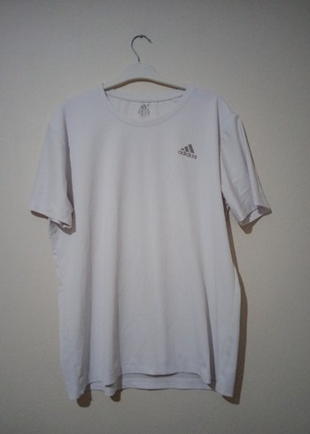 Erkek Beyaz Adidas Kısa Kollu Tişört - Görsel 2