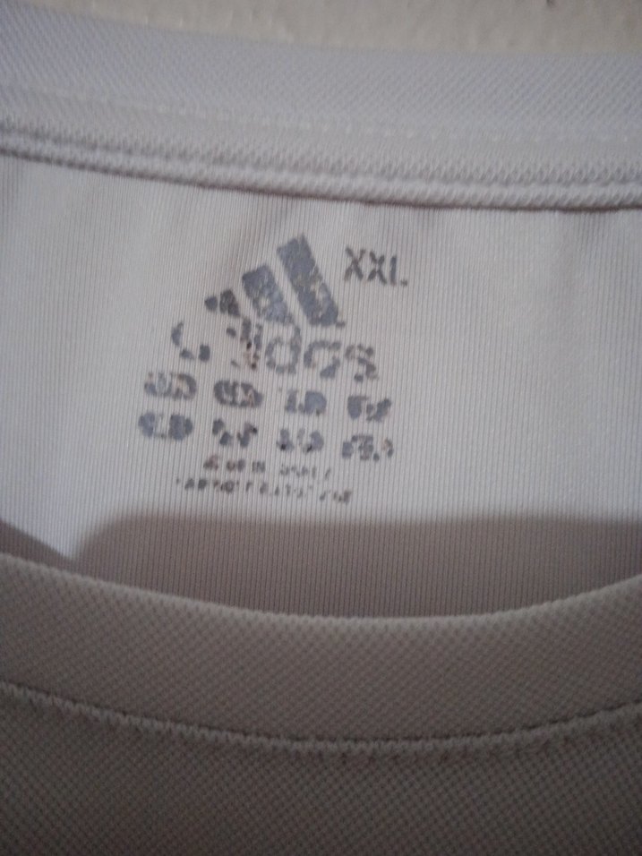 Erkek Beyaz Adidas Kısa Kollu Tişört - Görsel 5