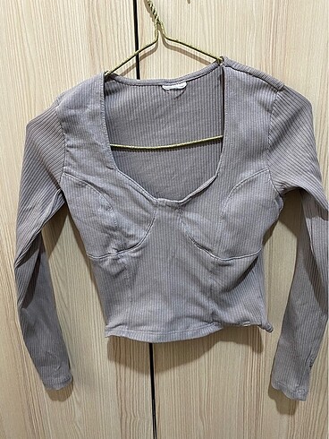 Göğüs detaylı Crop Top
