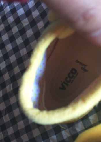 Kız Çocuk Sarı Sıcak Terlik Velcro - Görsel 8