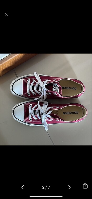 Converse Converse bordo orjinal